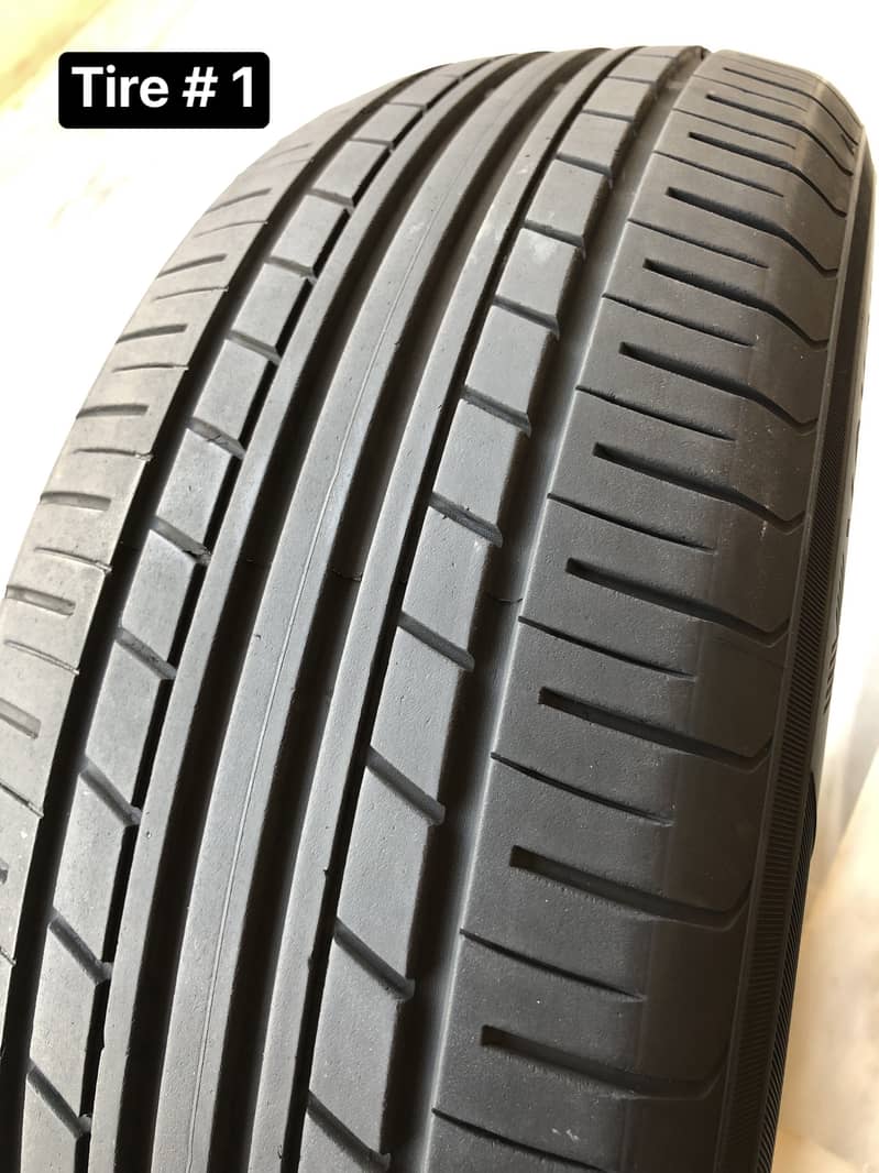 4tyres set 185/60R15 (YOKOHAMA)(condition 8/10) 1