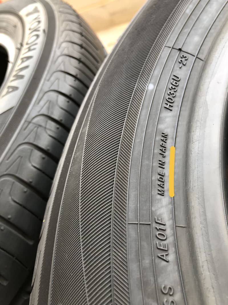 4tyres set 185/60R15 (YOKOHAMA)(condition 8/10) 15