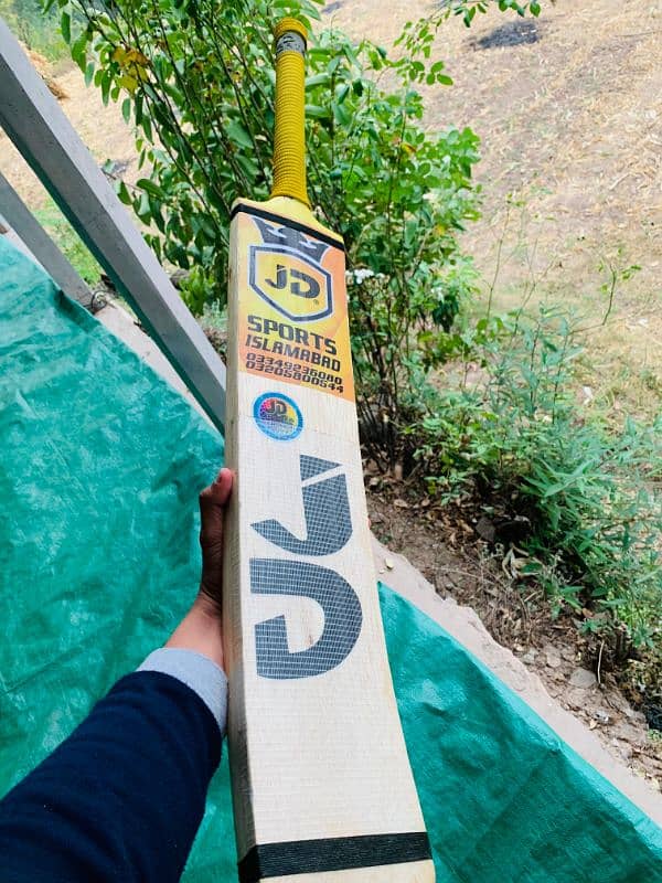 JD ORIGINAL TENNIS CRICKET BAT + Cover 1