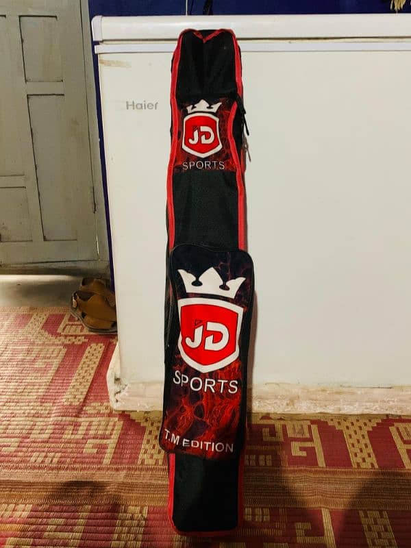 JD ORIGINAL TENNIS CRICKET BAT + Cover 3