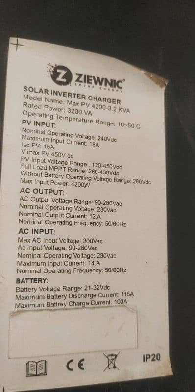 ZIEWNIC PV 4200 3.2KVA WITHOUT BATTERY 5