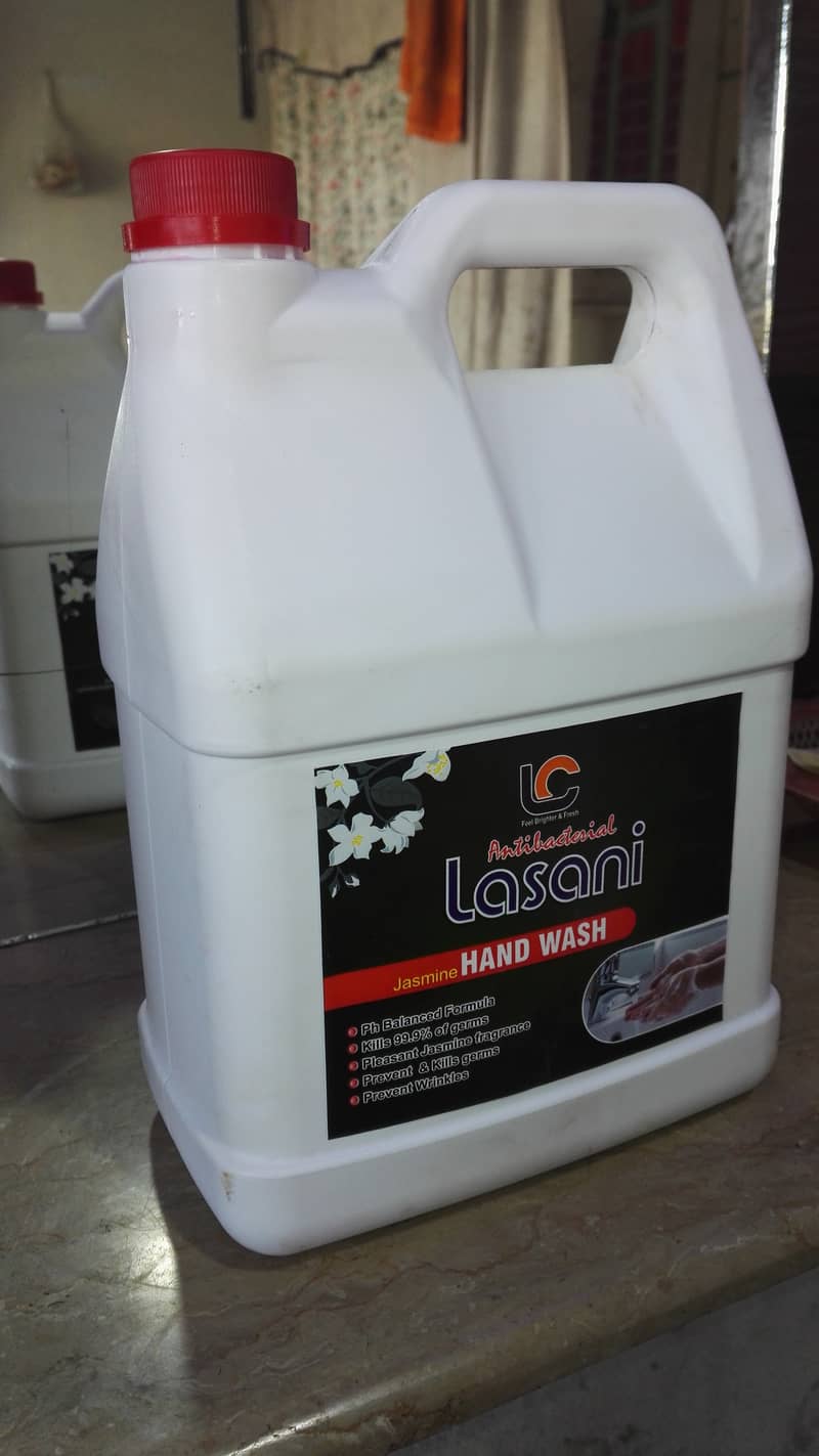 Lasani Brand Handwash Shampoo Jell 5kg refill can 1