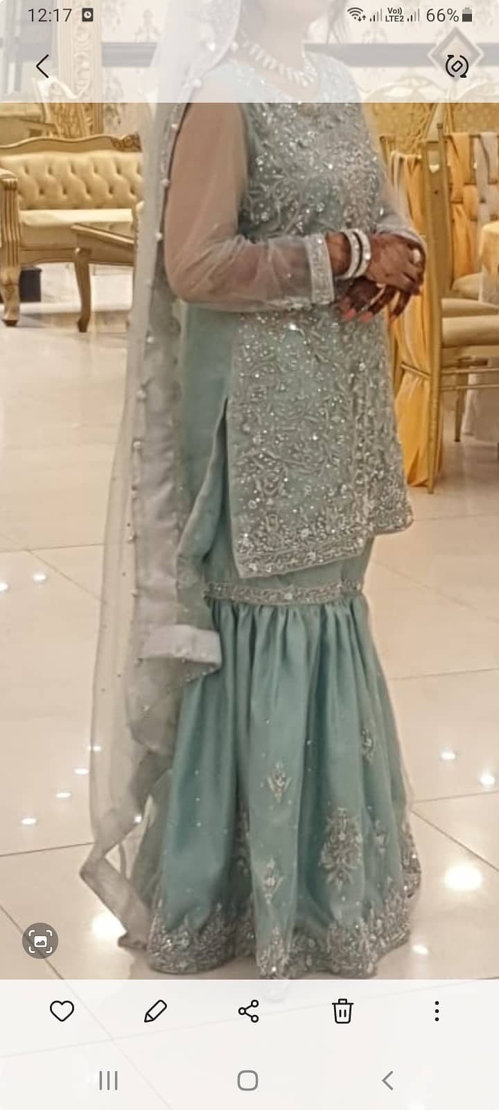 Urgently selling walima dress 0