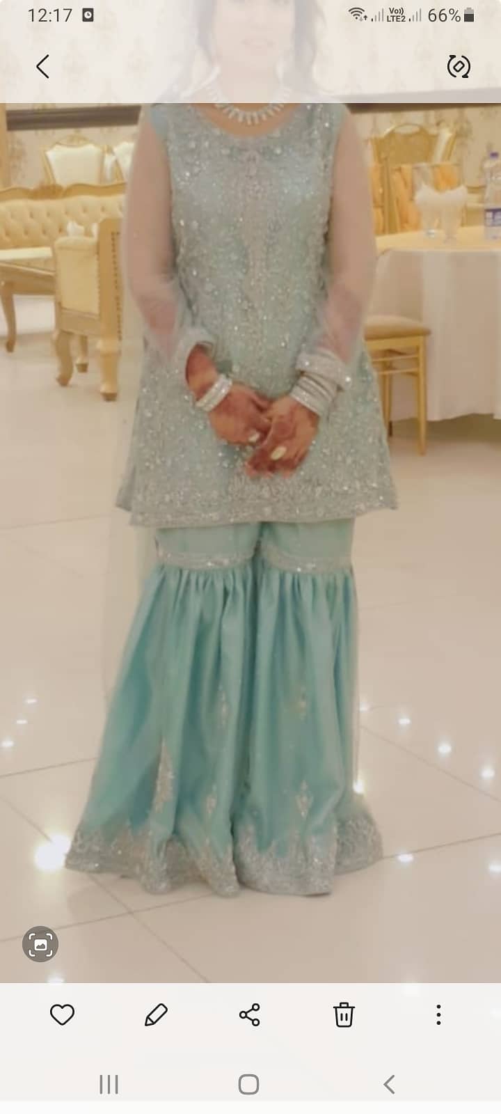 Urgently selling walima dress 1