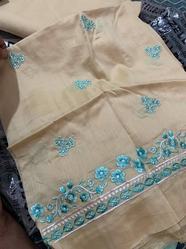 Zellbury unstitched 3 piece Rs. 2500 7