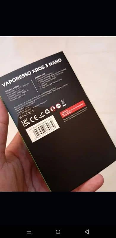 vaporesso xros 3 nano titanium white 1