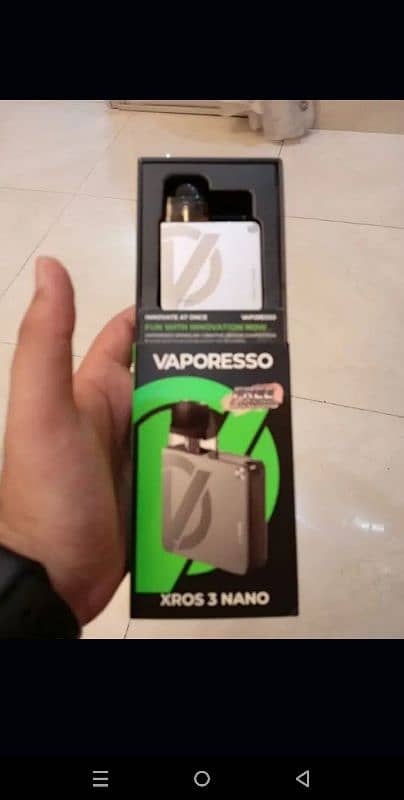 vaporesso xros 3 nano titanium white 5