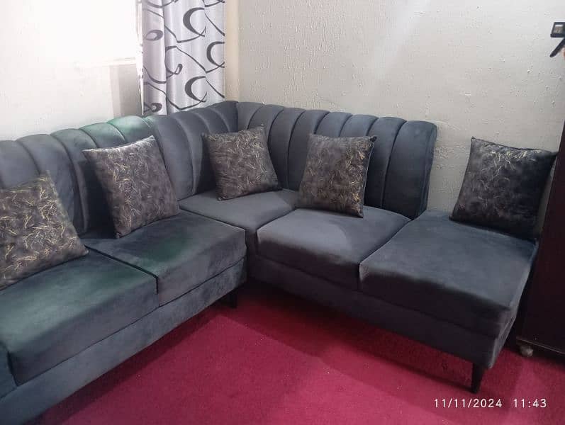 L shape 6 Seater sofa set 3