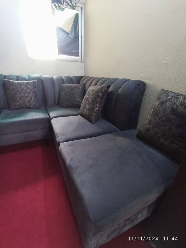 L shape 6 Seater sofa set 5