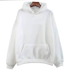 1 Pc Men's Fleece Plain hoodie