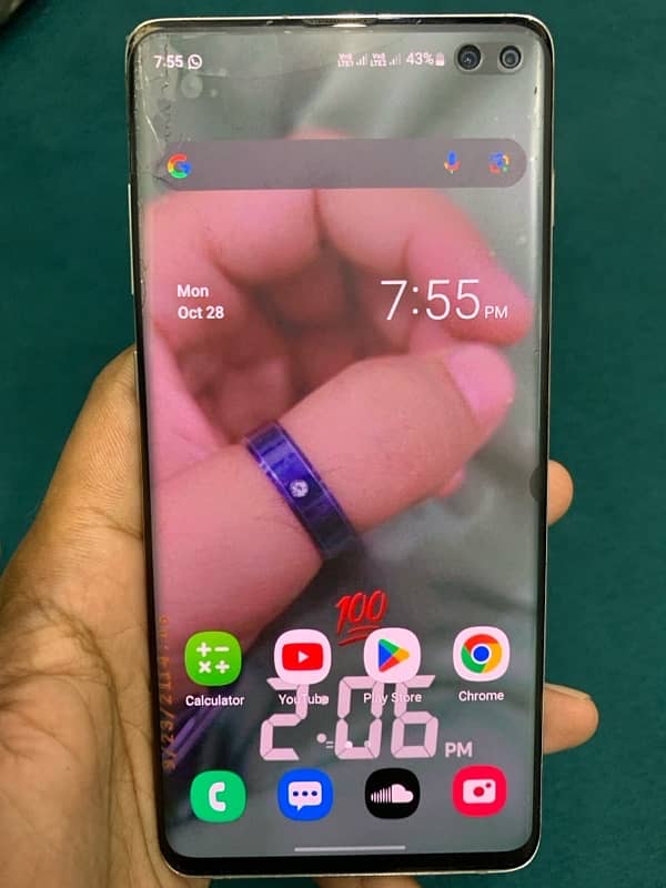 Samsung galaxy s10 plus official PTA approved dual sim 6