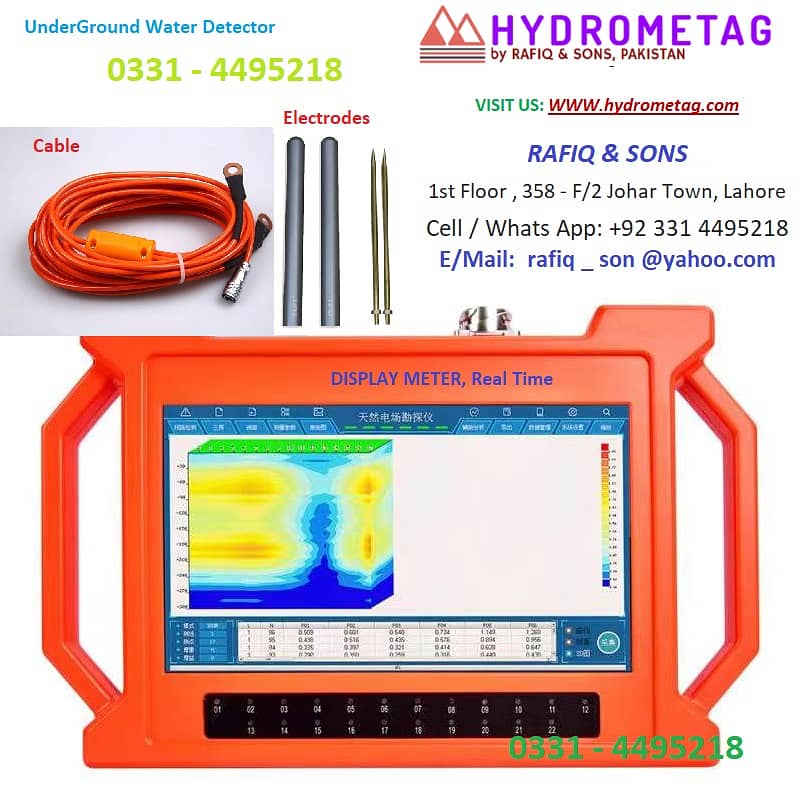 Underground Water Detector, Water Finder, Level Logger, Flowmeter YRod 16