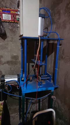 Automatic Data cable Molding machine + oil free Double head Compressor