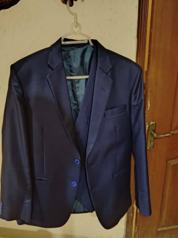 blue pent coat 3 piece 3