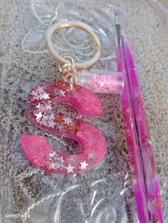 resin pen and key chain