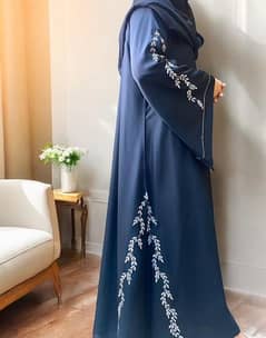 embroidered abaya for women