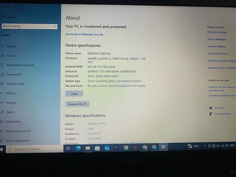 Dell Latitude 5480 i5 8th Generation 2