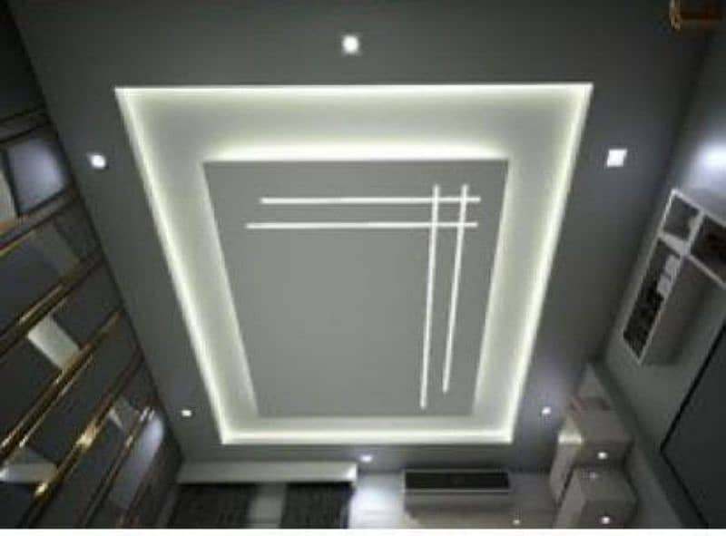 False ceiling/ Wall Molding/ PVC wall panels/ Wood flooring /Wallpaper 0