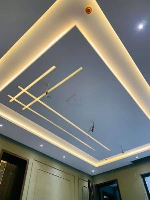 False ceiling/ Wall Molding/ PVC wall panels/ Wood flooring /Wallpaper 1