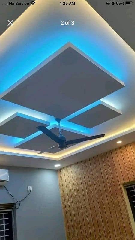 False ceiling/ Wall Molding/ PVC wall panels/ Wood flooring /Wallpaper 3