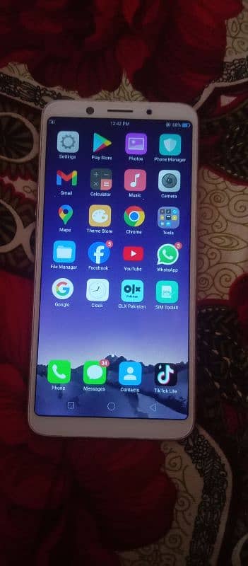 Oppo f5 mobile 3/32 very good use good condition 0