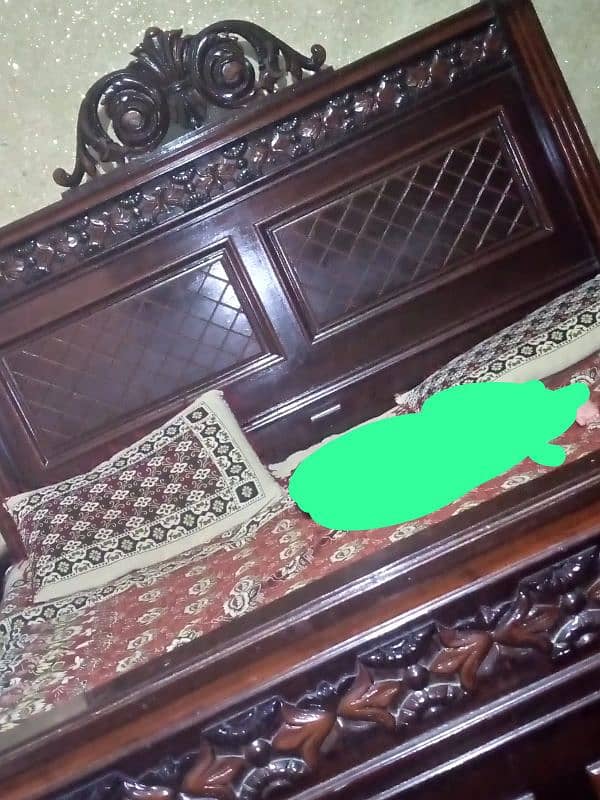 Wooden Bed 0