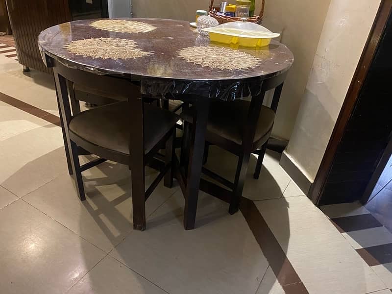 wooden small dining table 4