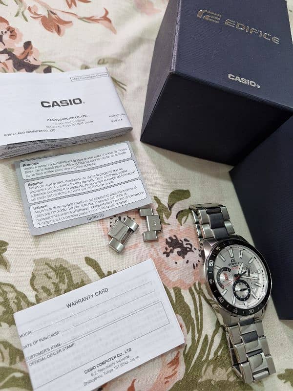 EDIFICE CASIO WR 100M Watch 2