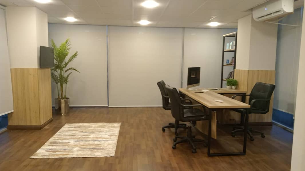 Executive Premium Co Working Office Spaces in Emarah on ShahraeFaisal 4