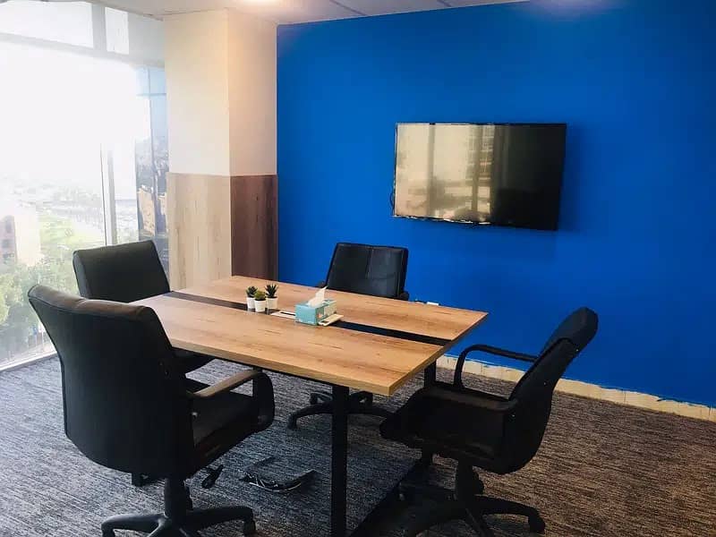 Executive Premium Co Working Office Spaces in Emarah on ShahraeFaisal 8