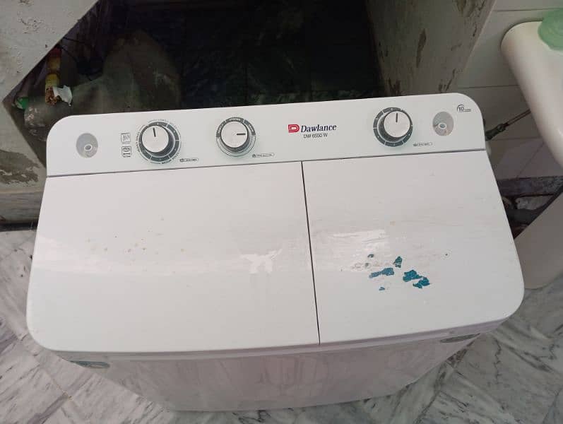 dawlance washing machine and dryer DW 6550 W 1