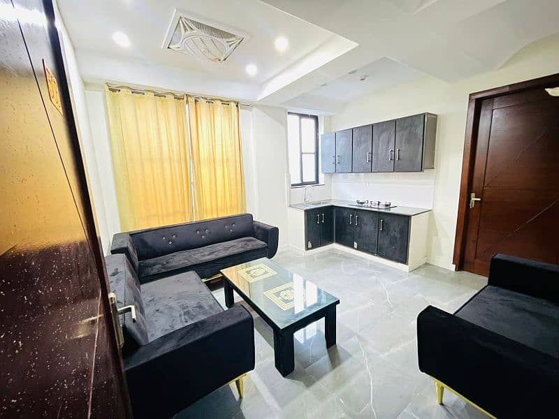 1 Bedroom With Attached Washroom. TV Lounge. Kitchen. Air-c 1