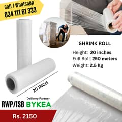 Shrink Wrap, Roll for Packing Fashion Luggage in Rwp & ISB