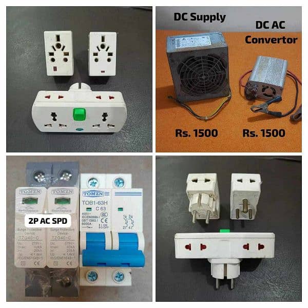 AC SPD / Breaker, DC Supply / Convertor 0