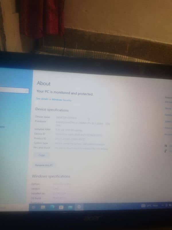 Acer core i3 for sale in good condition all OK no folt 4