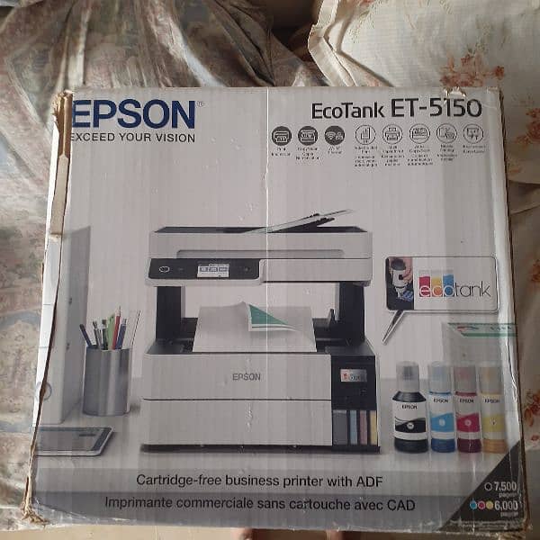 EPSON EcoTank Color Wireless Printer 3