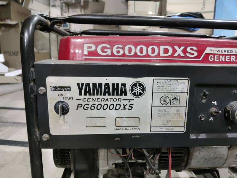 YAMAHA Generator PG6000DXS 9