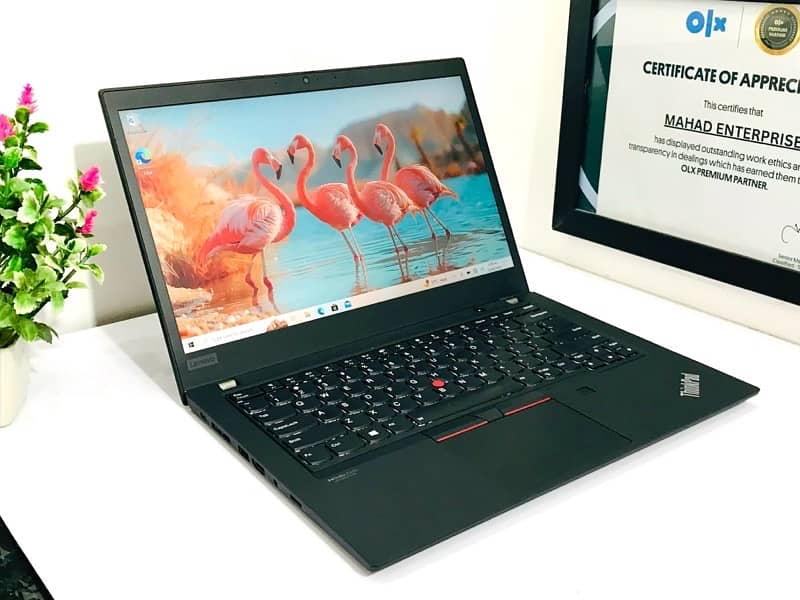 lenovo t490 core i7 8th gen- Touch screen- Quard core - 8 threads 0