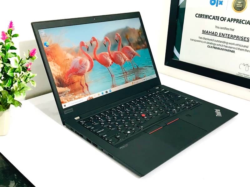 lenovo t490 core i7 8th gen- Touch screen- Quard core - 8 threads 1