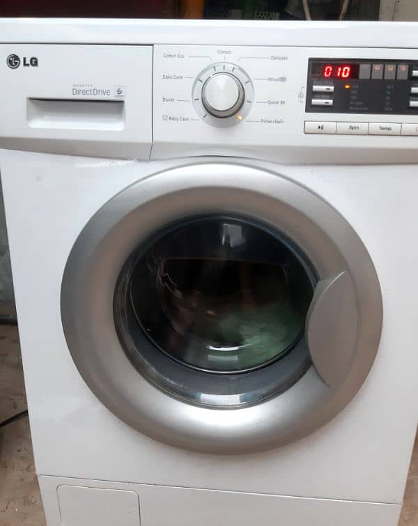 Lg Inverter front load. automatic washing machine 7