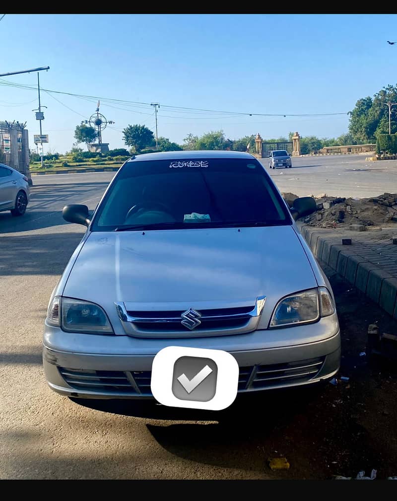 SUZUKI CULTUS MODEL 2014 BRAND NEW CONDITION NON ACCIDENTAL INSURRED F 0