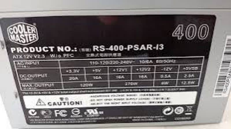 Cooler Master Rs-400-psar-i3 400w power supply 1