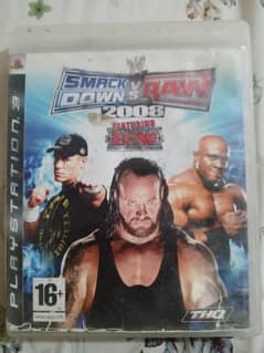 Playstation 3 Smackdown vs Raw game Excellent Quality New Condition