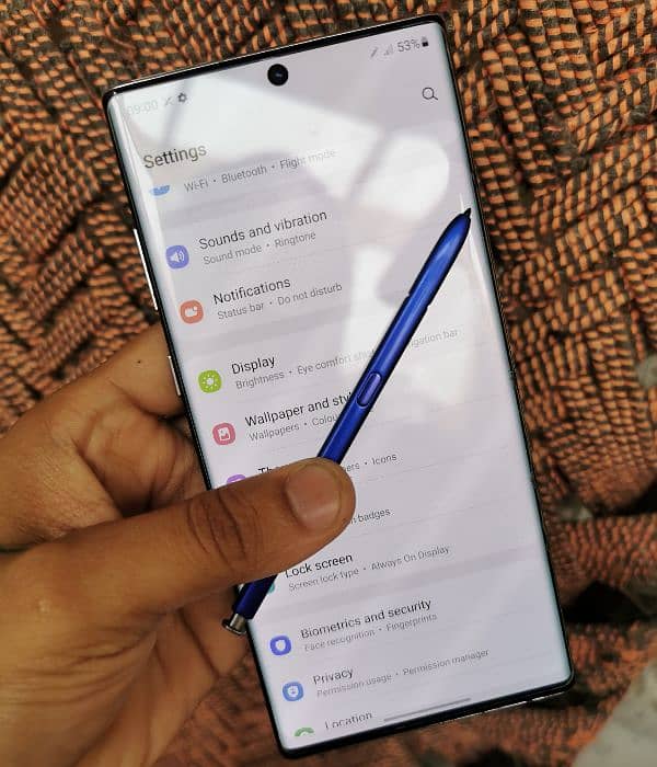 Samsung Note 10+ full Ok 12+12/256 GB Full Fair Condtion 10/10 Camera 0