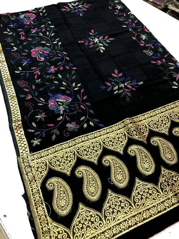 Arabic ! Lawn ! Hand !  Embroiderded ! Dupatta ! 0