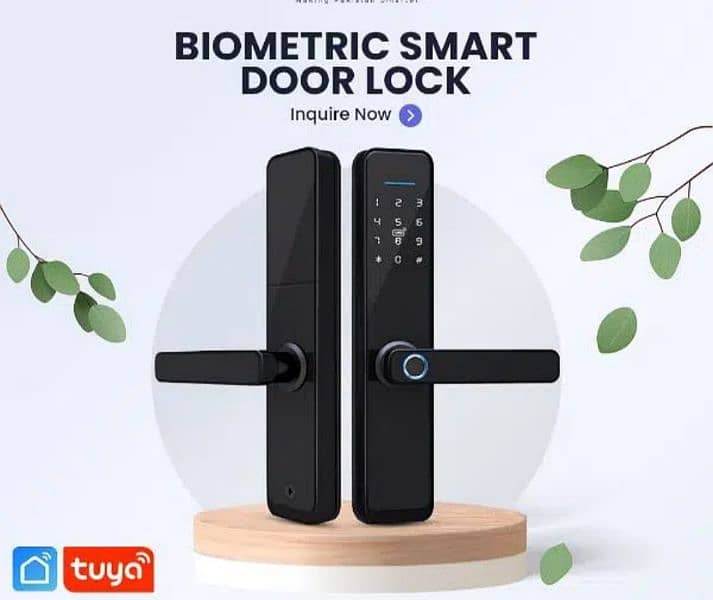 Fingerprint Wireless Smart Access Control door lock system Electric 0