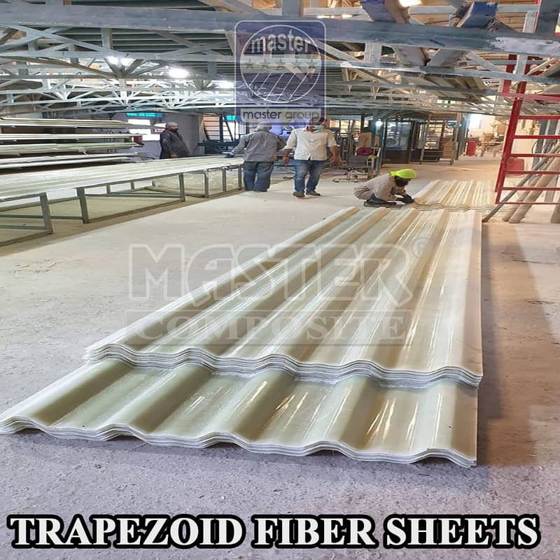 Fiberglass Shades/Sheds, Fiber glass sheet, Industrial Sheds 0