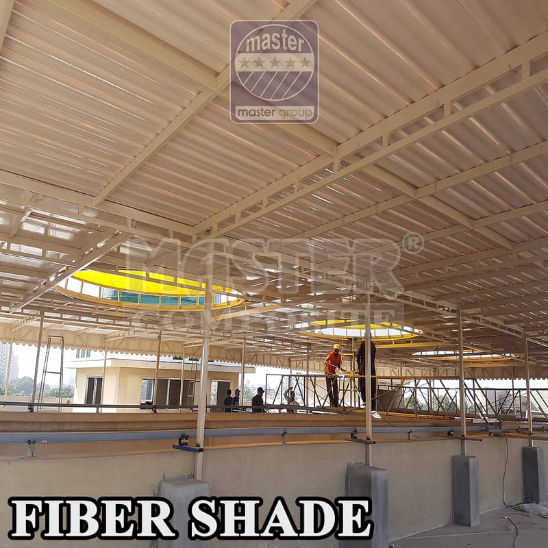 Fiberglass Shades/Sheds, Fiber glass sheet, Industrial Sheds 3