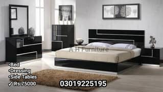 ASH Wood Bed Set/Bedroom Set/Bed set/03019225195