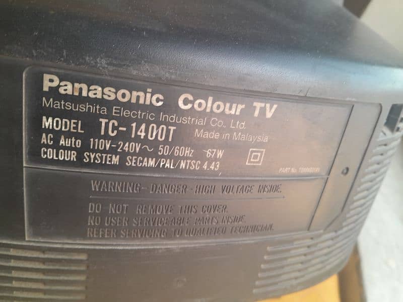 orignal panasonic Tv 14 inches for sell 1